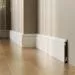 Плинтус Quick-Step белый из HD полимера QSSKRW51100